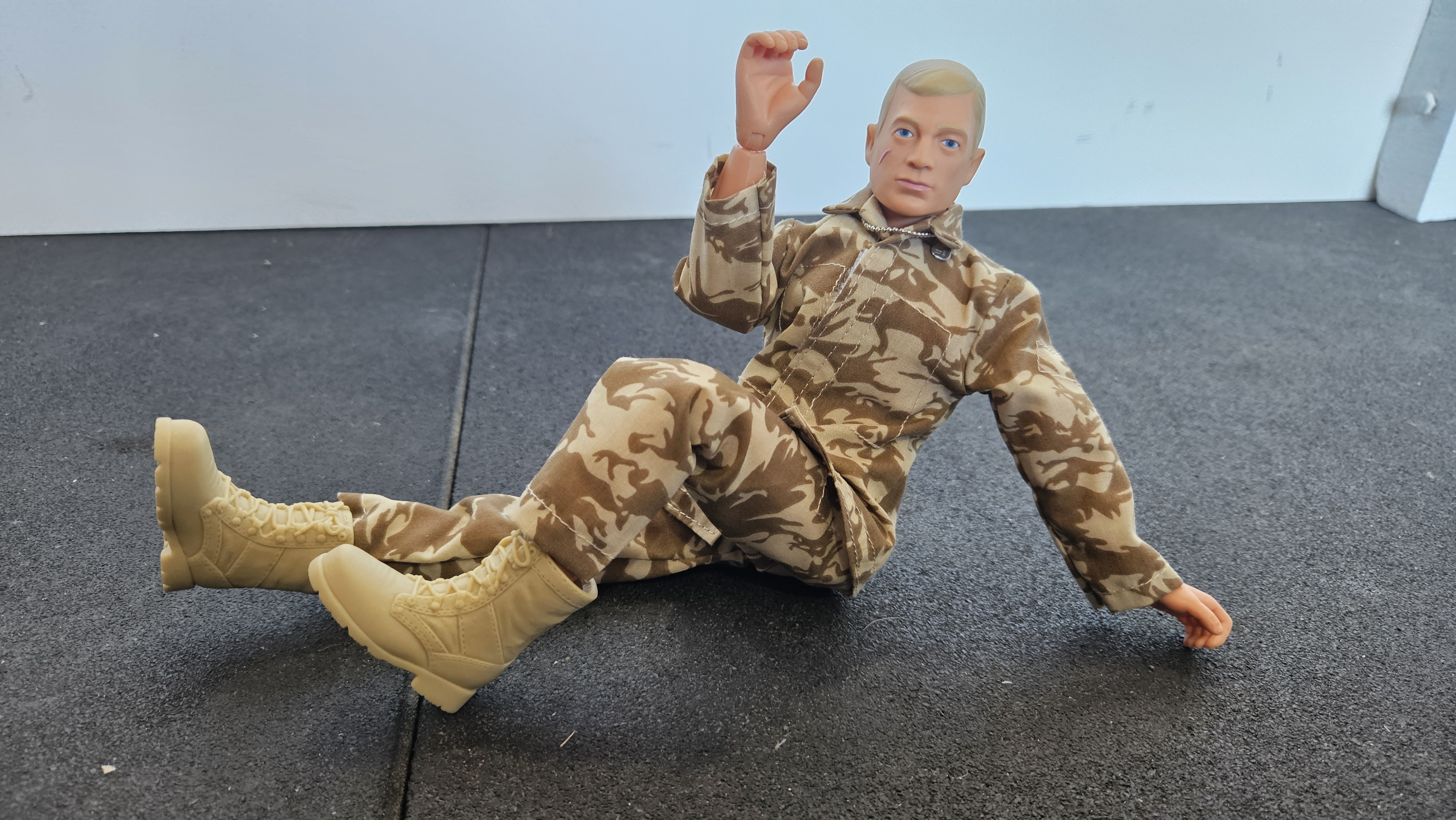 Action Man doing Pose dedicated to the sage Marichi C Pose